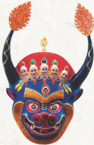 藏族羌姆面具